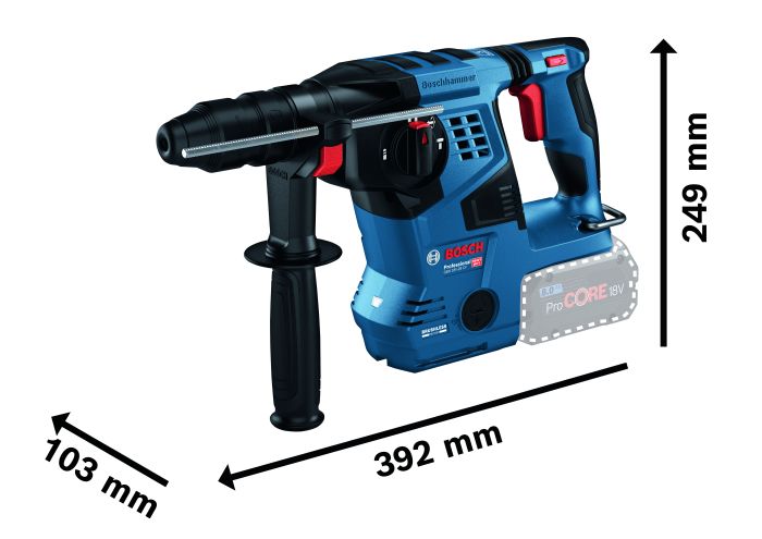 Акумуляторний перфоратор Bosch GBH 18V-28 CF Professional (0611921001)