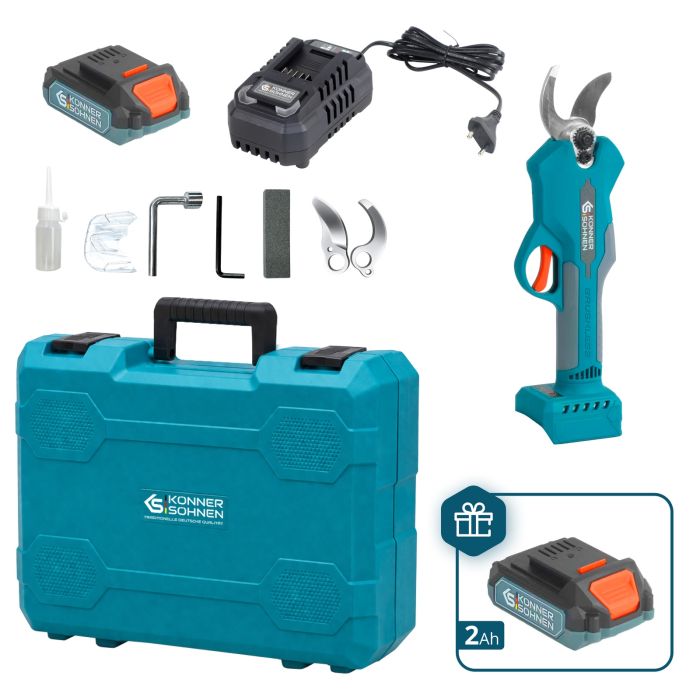 Акумуляторний секатор KS CPS20V-32 Case PLUS