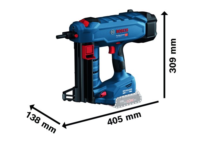 Акумуляторний цвяхозабивний пістолет Bosch GNB 18V-40 Professional (06019L7005)