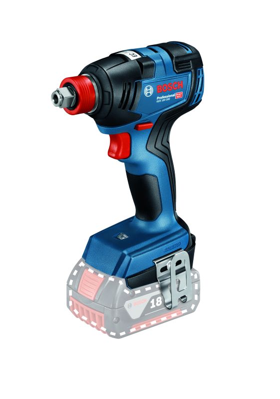 Акумуляторний ударний гвинтоверт Bosch GDX 18V-200, соло Professional (06019J2204)