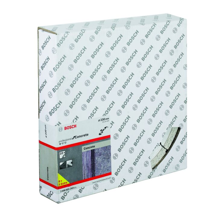 Алмазний диск Bosch Prof Concrete 10 шт 230/22,23 Professional (2608603243)