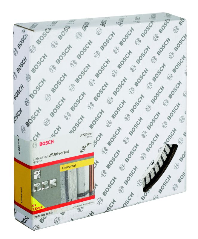 Алмазний диск Bosch Prof UnivTurbo 10шт 230/22,23 Professional (2608603252)
