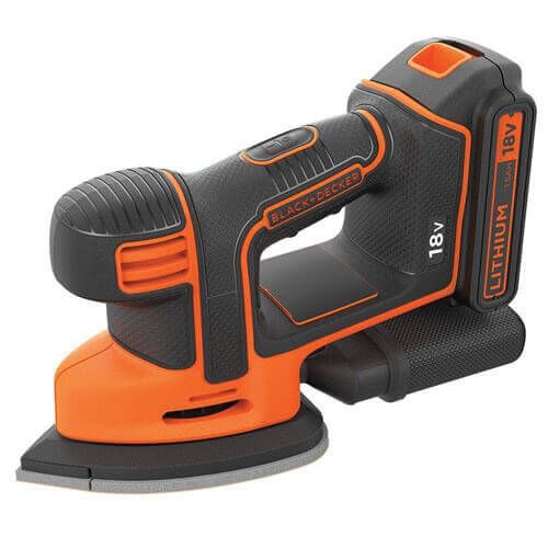 Шліфмашина вібраційна акумуляторна BLACK+DECKER BDCDS18 Шліфмашина вібраційна акумуляторна BLACK+DECKER BDCDS18