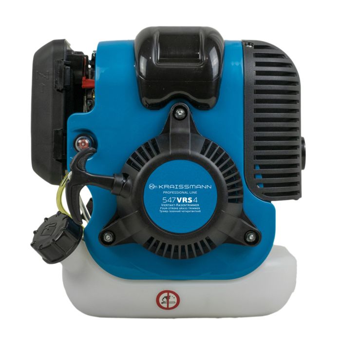 Бензокоса чотиритактна KRAISSMANN 547 VRS 4 Pro (54,7 см³, 2,31 к.с., 2 ножі + котушка, штанга 28 мм)