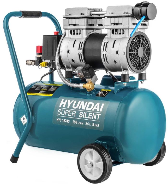 Безмасляний повітряний компресор HYC 1824SiU Hyundai