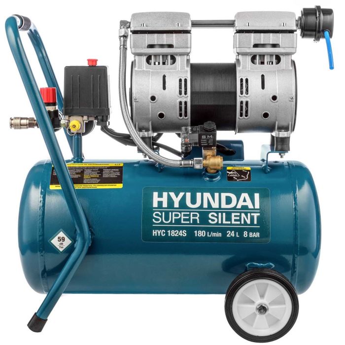 Безмасляний повітряний компресор HYC 1824SiU Hyundai