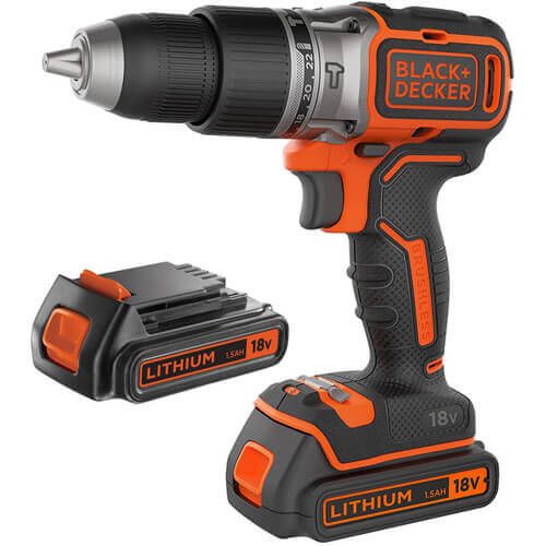 Дриль-шурупокрут акумуляторний безщітковий ударний BLACK+DECKER BL188KB Дриль-шурупокрут акумуляторний безщітковий ударний BLACK+DECKER BL188KB