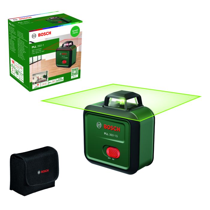 Bosch 360 гр.-лінійний лазер PLL 360-1 G Professional (0603663M00)