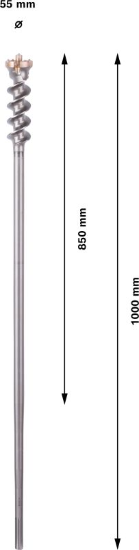 Bosch PRO бур SDSmax9 BreakThrough 55x850x1000 Professional (1618596458)