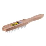 Щетка ручная 6-рядная, деревянный корпус BT-0004