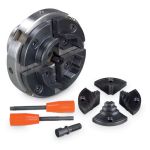 Чотирикулачковий патрон Holzstar Ø 100 мм M33 × 3,5, Set 2