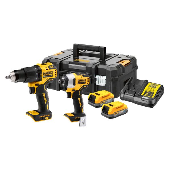 Набір з двох інструментів акумуляторних безщіткових DeWALT DCK2062E2T