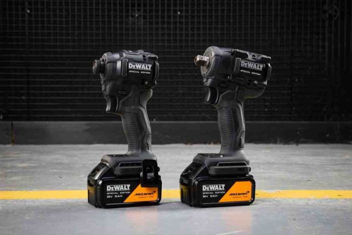 Набір з двох інструментів акумуляторних безщіткових McLaren F1 TEAM SPECIAL EDITION DeWALT DCK2224MP2T