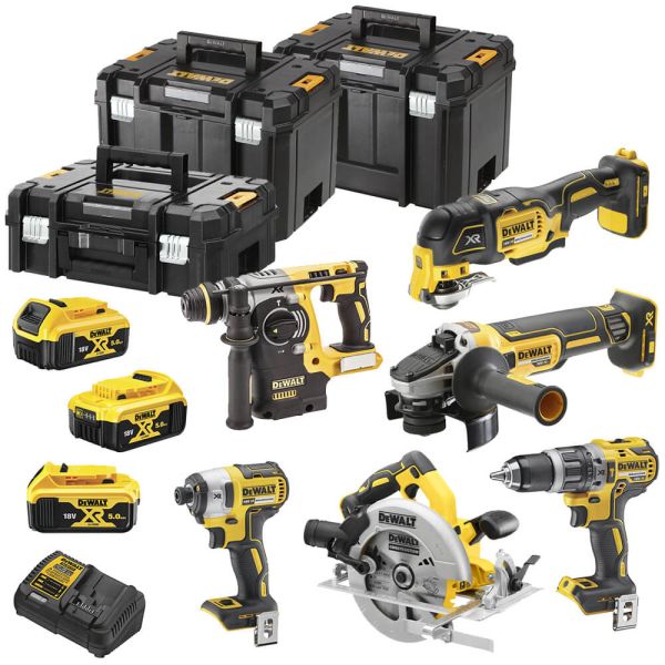 Набір з шести інструментів безщіткових DeWALT DCK685P3T Набір з шести інструментів безщіткових DeWALT DCK685P3T