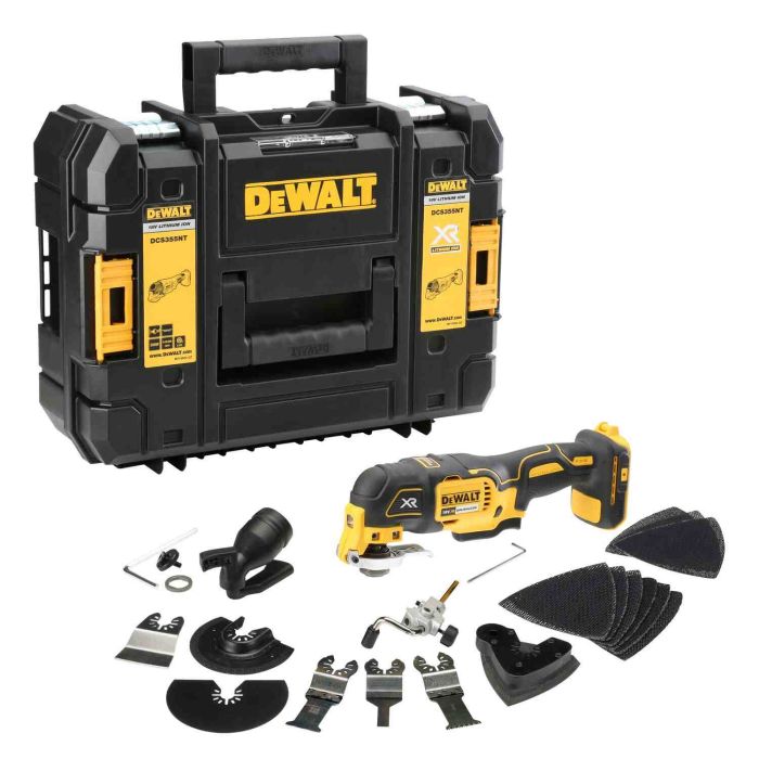 Багатофункціональний інструмент акумуляторний безщітковий DeWALT DCS355N Багатофункціональний інструмент акумуляторний безщітковий DeWALT DCS355N