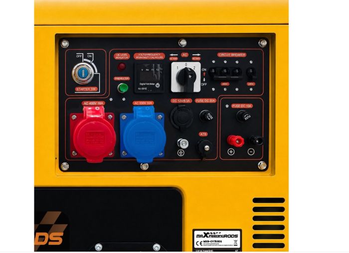 Дизельний генератор MaXpeedingRods MXR-CY7500S 7,5 кВт, 230/400 В, ATS, електростарт
