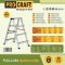 Драбина-стрем'янка алюмінієва Procraft PLA2.2.590