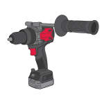 Дриль-шурупокрут акумуляторний Vitals Professional AU 18120 BL SmartLine+