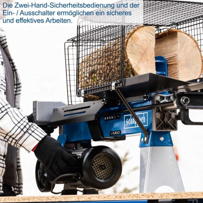 Дровокол гідравлічний горизонтальний Scheppach HL760L