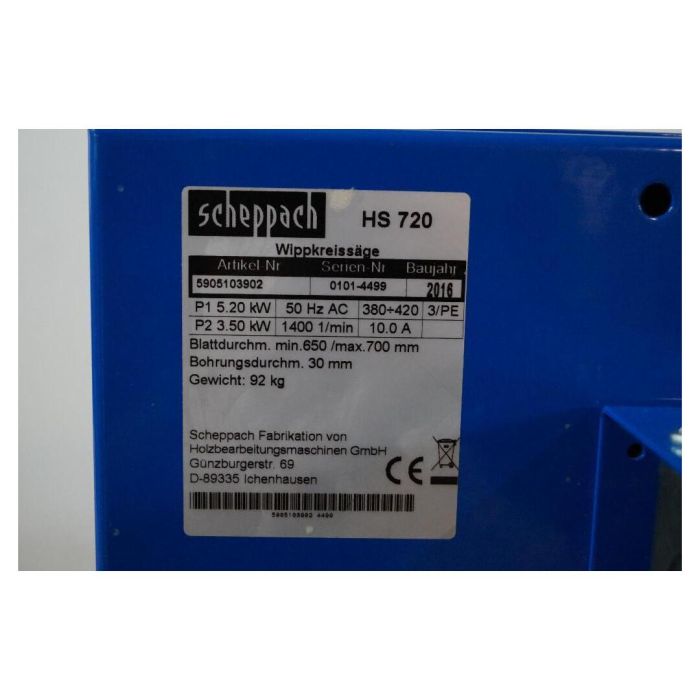 Дроворіз Scheppach HS720 (230 В)