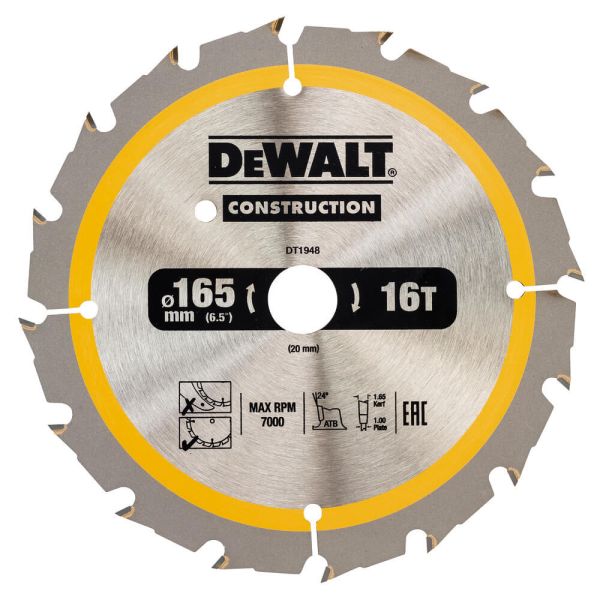 Диск пильний DeWALT DT1948 Диск пильний DeWALT DT1948