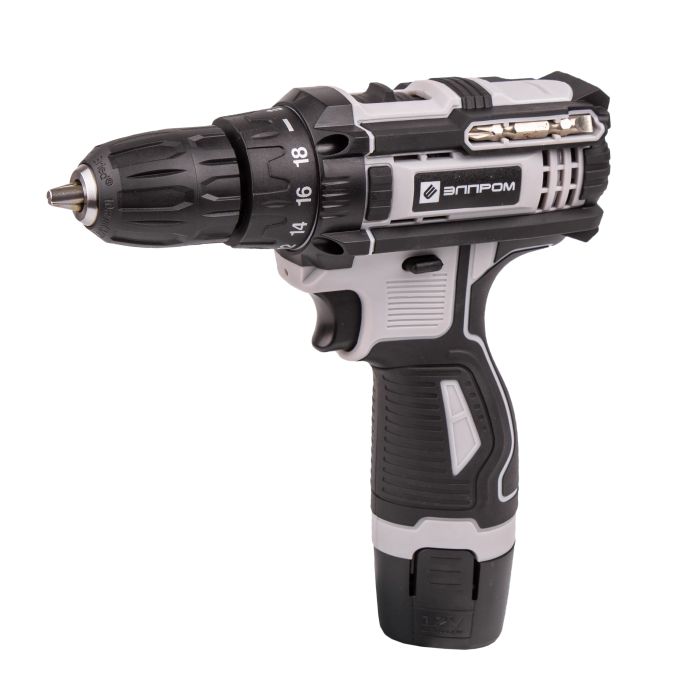 Дриль-шурупокрут акумуляторний Елпром ЕДША-12M-2Li