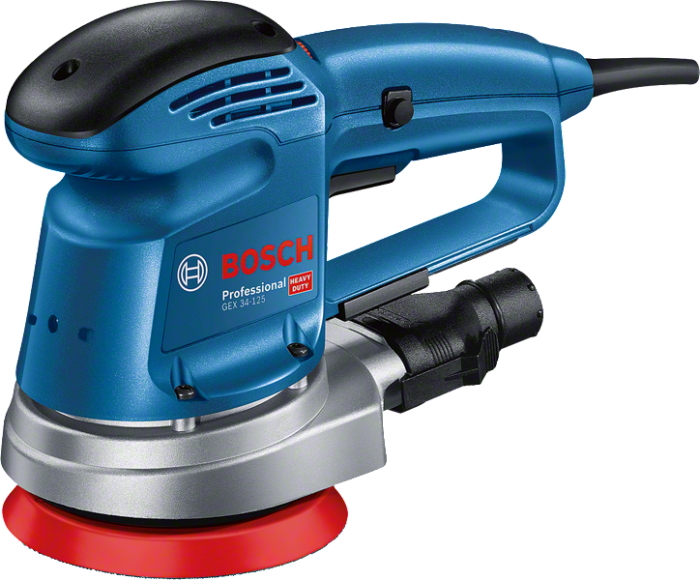 Ексцентрикова шліфмашина Bosch GEX 34-125 Professional (0601372300)