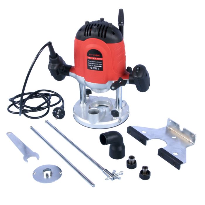 Фрезер вертикальний 1600Вт Vitals Master Ev 1216YE плавний пуск, цанги 6/8/12 мм