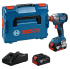 Акумуляторний ударний гайковерт Bosch GDX 18V-285 Professional, 2 акб GBA 18V 4.0Ah та з/п GAL 18V-40, у L-BOXX
