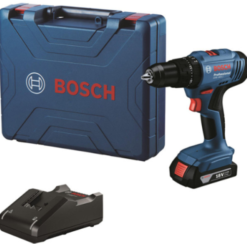 Акумуляторний ударний дриль-шуруповерт Bosch GSB 183-Li Professional, 1 акб GAL 18V-20 2 Ah та з/п, у кейсі Акумуляторний ударний дриль-шуруповерт Bosch GSB 183-Li Professional, 1 акб GAL 18V-20 2 Ah та з/п, у кейсі