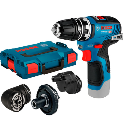 Акумуляторний дриль-шурупокрут Bosch GSR 12V-35 FC Professional, без акумулятора та з/п, в кейсі, 4 адаптери Акумуляторний дриль-шурупокрут Bosch GSR 12V-35 FC Professional, без акумулятора та з/п, в кейсі, 4 адаптери