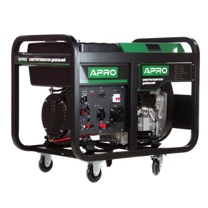 Генератор дизельний APRO DG-120E 12 кВт (електростартер)