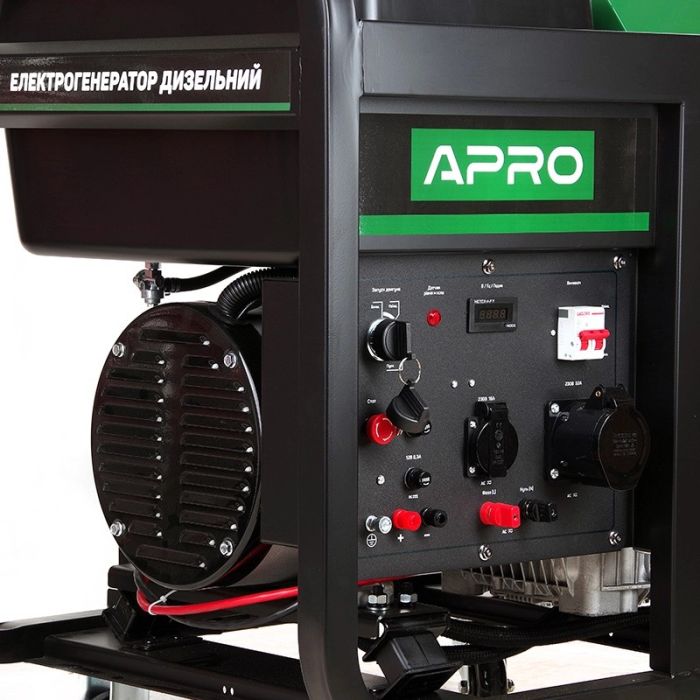 Генератор дизельний APRO DG-120E 12 кВт (електростартер)