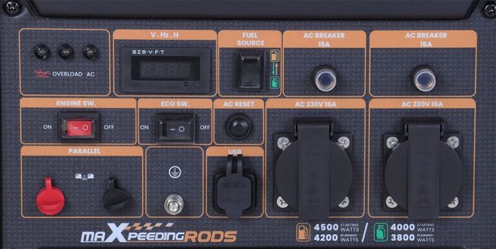 Генератор інверторний MaXpeedingRods MXR4500DF