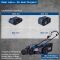 Газонокосарка акумуляторна Scheppach BC-MP430-X SET XL2