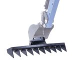 Граблі для екскаватора Scheppach 100 см,10 зубців