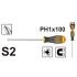 Викрутка хрестова S2 PH1×100 мм INGCO INDUSTRIAL