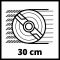 Газонокосилка аккумуляторная Einhell GE-CM 18/30 Li - Solo (3413157)