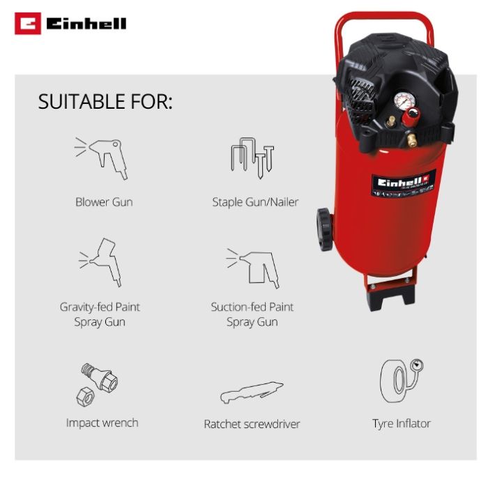 Компрессор воздушный Einhell TC-AC 240/50/10 OF (4010393)