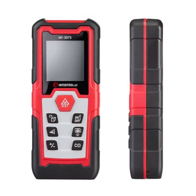 Дальномер лазерный 30м, откидная ножка INTERTOOL MT-3073