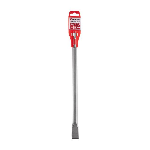 Зубило плоское SDS-PLUS 17*400*25 мм INTERTOOL SD-0441