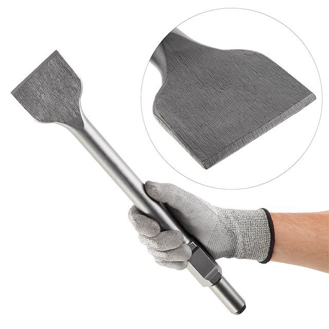 Зубило пласке HEX 30*410*75 мм INTERTOOL SD-0463
