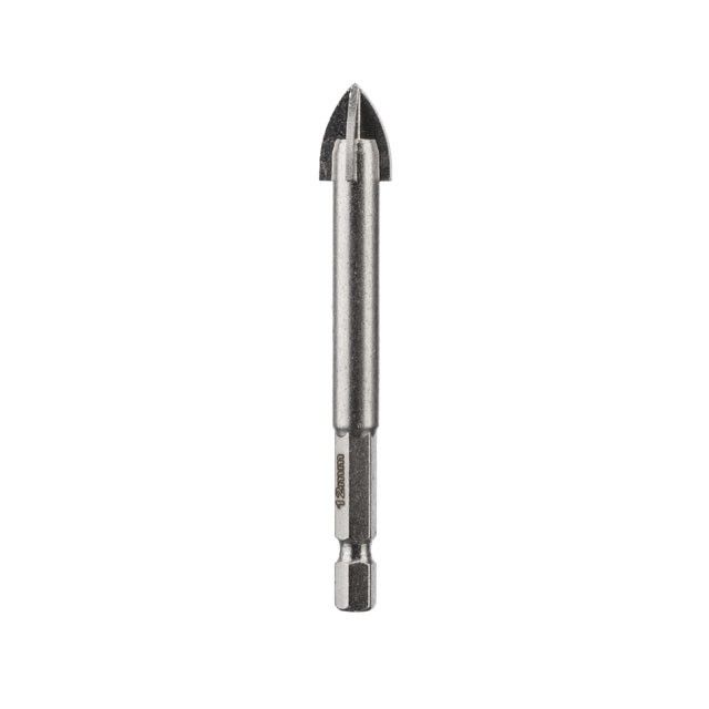 Сверло по стеклу и керамике 12 мм, HEX 1/4" INTERTOOL SD-0292