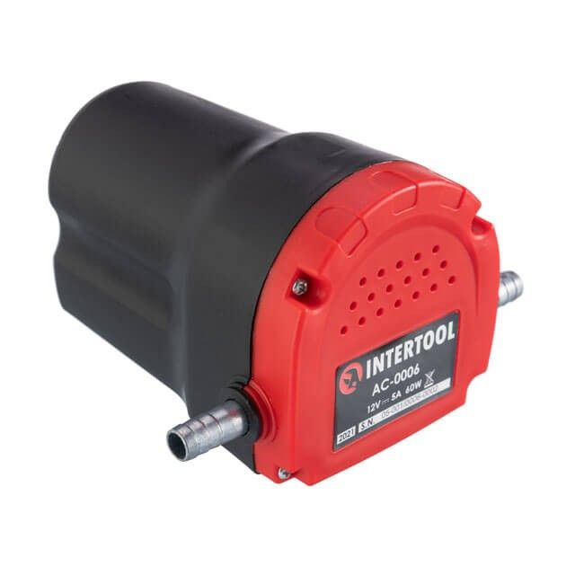 Насос вакуумный 12 В для откачки масла и дизельного топлива INTERTOOL AC-0006