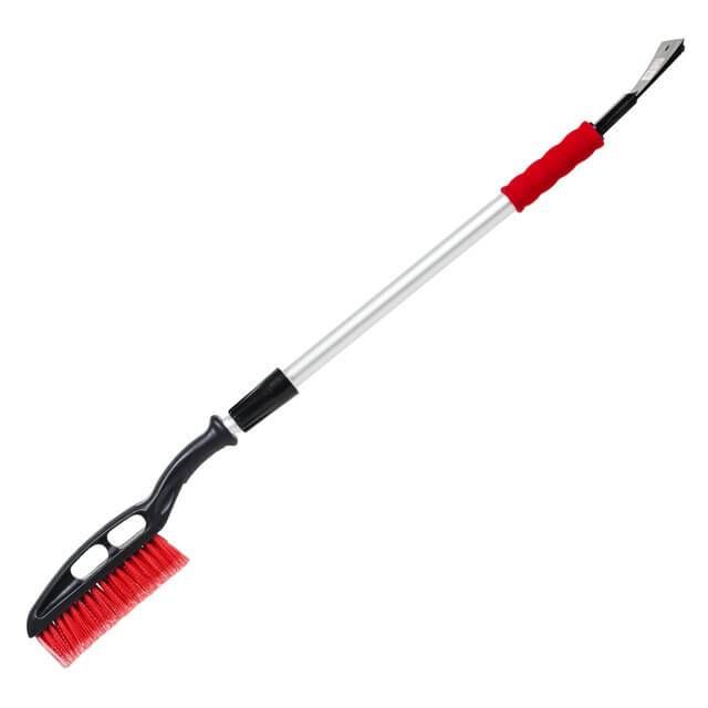 Щетка со скребком, телескопическая, 99-139 см INTERTOOL AT-0119