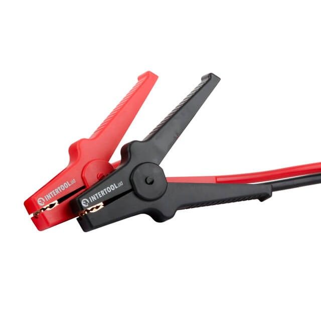 Пусковые провода 500 А, 2.5 м, до -40°C, чехол INTERTOOL AT-3045