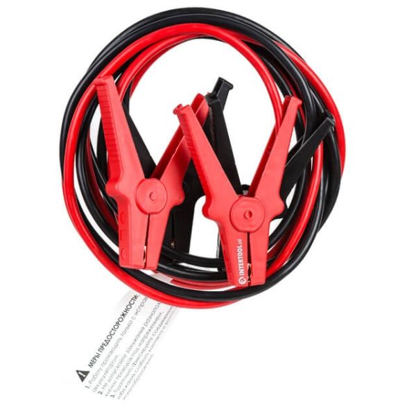 Пусковые провода 500 А, 2.5 м, до -40°C, чехол INTERTOOL AT-3045 Пусковые провода 500 А, 2.5 м, до -40°C, чехол INTERTOOL AT-3045