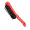 Щетка со стальной проволокой, 6-рядная, пластиковый корпус INTERTOOL BT-0009