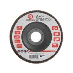Диск шлифовальный лепестковый 115*22 мм, K80 INTERTOOL BT-0108