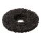 Диск зачистной из вспененного абразива черный 125*22.2*13 мм, P46, T27 INTERTOOL BT-0602